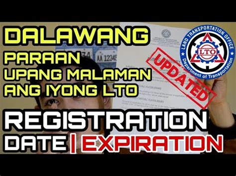 DALAWANG PARAAN UPANG MALAMAN KUNG EXPIRED NA .